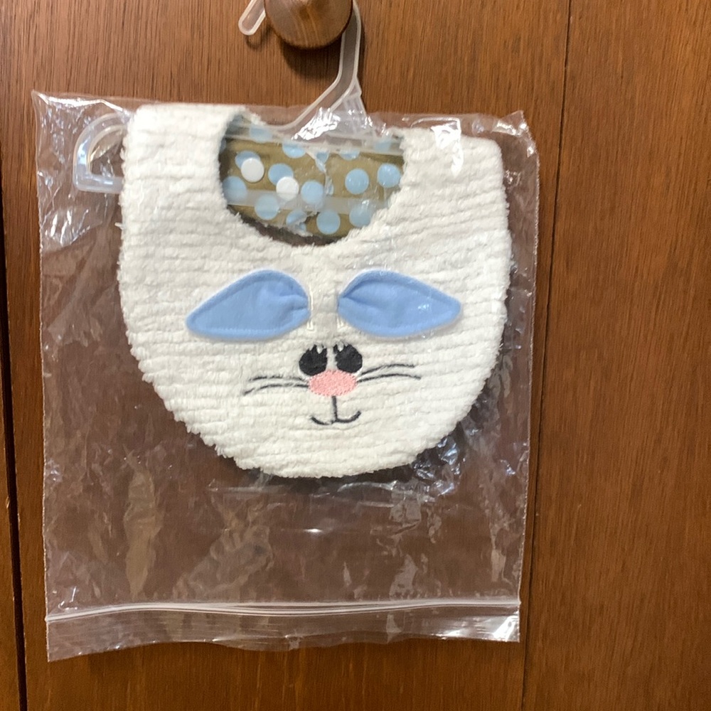 Embroidered Easter Baby Bib